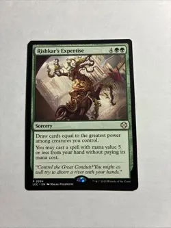 Rishkar's Expertise - Commander: The Lost Caverns of Ixalan MTG Plus Bonus Card! - Image 1