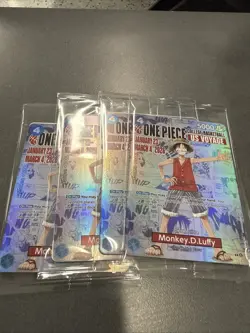 One Piece Monkey.D.Luffy US College Basketball Promo Card 2/9 St John's In-Hand - Image 3