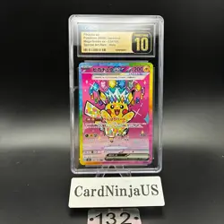 CGC PRISTINE 10 Pikachu ex SAR 234/193 MEGA Dream ex M2a Pokemon Card Japanese - Image 1