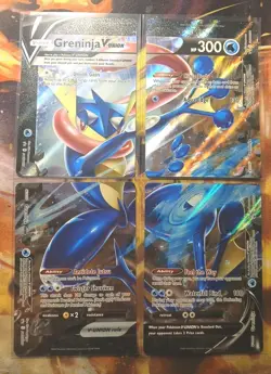 Greninja V-UNION [Set of 4] SWSH: Sword & Shield Promo Cards Holo🔥🔥🔥 - Image 1
