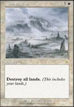 1x Armageddon Light Play MTG Magic - Kid Icarus - - Image 1