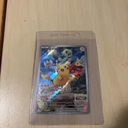 Chinese Pikachu 001/SV-P Promo Scarlet & Violet Pre Order FA Holo Pokemon TCG NM - Image 1