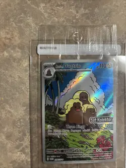 Pokemon 2024 Scarlet & Violet Alolan Dugtrio #209 SV-P Set Kolektor Promo Sealed - Image 2