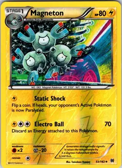 Magneton 53/162 XY - BREAKthrough Pokemon TCG LP Reverse Holo - Image 1