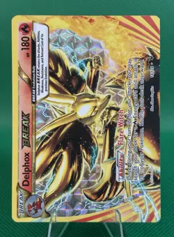 Delphox BREAK 14/124 XY Fates Collide Ultra Rare Holo Pokemon #1 - Image 1