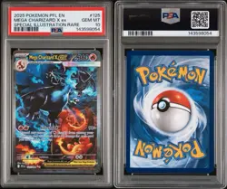 Pokemon 2025 Mega Charizard X ex 125/094 SIR Phantasmal Flames GEM MINT PSA 10 - Image 3
