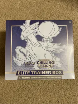 Pokemon TCG Chilling Reign Elite Trainer Box ETB Calyrex Shadow Rider NEW SEALED - Image 1