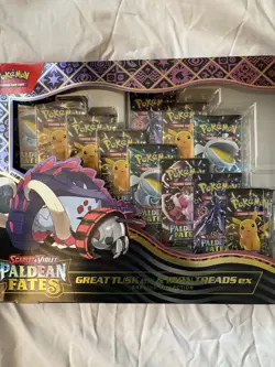 Paldean Fates Great Tusk ex & Iron Treads ex Premium Collection - Image 4