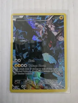 Pokemon TCG Zekrom XY76 Black Star Promo Full Art Holo Rare MINT - Image 1