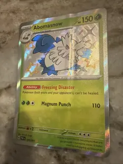 Abomasnow 101/091 - NM - Pokemon Paldean Fates - Shiny Rare - Image 3