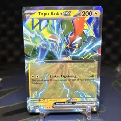 Pokemon Tapu Koko ex 051/159 Sv09: Journey Together Holo - Image 1