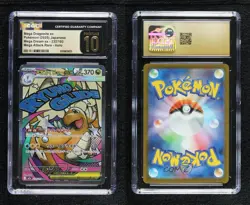 Mega Attack Rare - Mega Dragonite ex Japanese Pokemon M2A: Mega Dream CGC 10 - Image 3