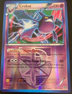 Crobat 55/135 | 2013 | Mint/Near Mint | Reverse Holo | Plasma Storm Pokemon - Image 1