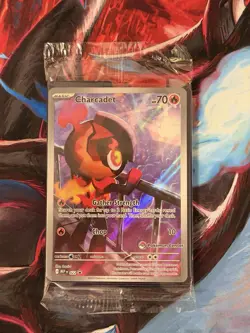 2025 Charcadet 022 Pokemon Center ETB Phantasmal Flames Stamped Promo SEALED - Image 1