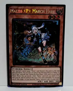 Maliss P March Hare Secret Rare 1st Edition ALIN EN023 Yu-Gi-Oh NM - Image 1