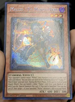 Yugioh 1xCopy Maliss P March Hare ALIN-EN023 Secret Rare 1st Ed NM w/Tracking - Image 5