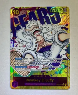 One Piece TCG OP05-119 Monkey D. Luffy Gear 5 Parallel SEC Alt Art English - Image 1