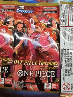 6 PACKS EB-03 Heroines Edition Booster Pack One Piece Japanese SEALED - Image 4