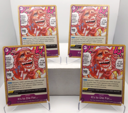 It's to Die For... Playset - OP08-076 x4 - Two Legends - One Piece TCG - English - Image 1