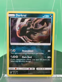 Darkrai 87/147 Burning Shadows Holo Rare 2017 English Pokemon Card TCG - Image 1