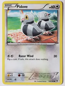 Pidove 123/149 NM - Boundaries Crossed Pokemon Card Tomokazu Komiya - Image 1