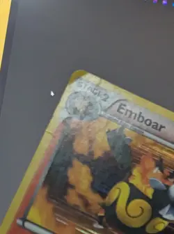 Emboar BW21 Black Star Promo Holo Pokemon TCG Card HP - Image 3