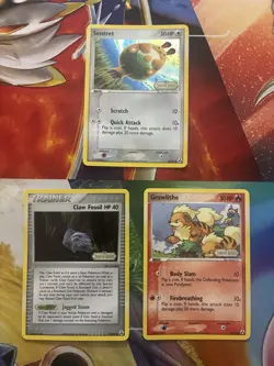 Vintage Pokemon Card Lot Reverse Holo Growlithe - Image 1