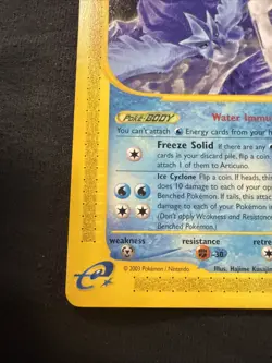 Pokemon TCG 2003 Skyridge Articuno #4/144 Rare Non Holo Card - Image 4