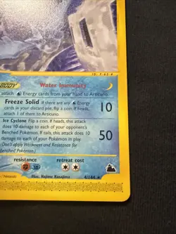 Pokemon TCG 2003 Skyridge Articuno #4/144 Rare Non Holo Card - Image 5