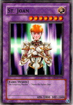 Yu-gi-oh! 1X LP St. Joan - DB1-EN240 - Common Dark Beginning 1 DB1 yugioh card - Image 1