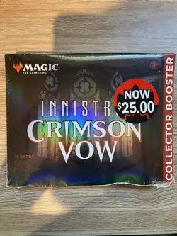 New Magic the Gathering Innistrad Crimson Vow Collector's Booster - 15 Cards - Image 1