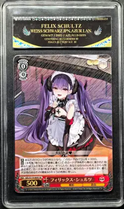 Weiss Schwarz Cards JPN. Azur Lane Felix Schultz SR S119-069S PCG 10 PRISTINE - Image 1