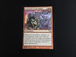 Confusion in the Ranks NM/LP [Mirrodin] Mtg Magic Free Tracking! - Image 1