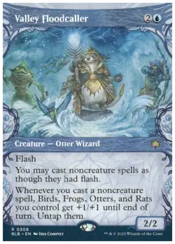 Valley Floodcaller (Showcase) Bloomburrow Regular 308 - Image 1