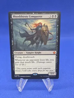 Magic the Gathering Foundations Bloodthirsty Conqueror 0058 Regular Mythic NM - Image 1