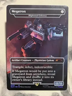 Mint/Near-Mint, English - 1 x MTG Blightsteel Colossus - 1079 - Megatron - Foil - Image 1