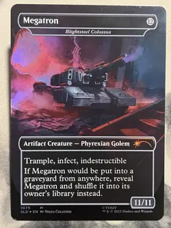 Mint/Near-Mint, English - 1 x MTG Blightsteel Colossus - 1079 - Megatron - Foil - Image 2