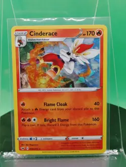 Cinderace 036/202 Sword & Shield Cracked Ice Holo Theme Deck 2020 Pokemon - Image 1