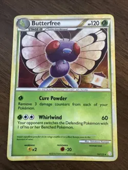 Pokemon Butterfree 16/123 Heartgold & Soulsilver Regular 2010 - Image 1