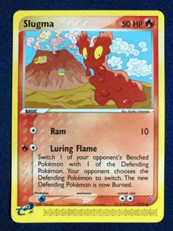 2004 POKEMON EX DRAGON #72/97 - SLUGMA NON-HOLO COMMON NM-MT - Image 1