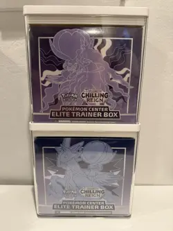 Pokemon Center Chilling Reign ETB Set Shadow & Ice with Acrylic Case (2x) - Image 1