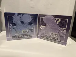 Pokemon Center Chilling Reign ETB Set Shadow & Ice with Acrylic Case (2x) - Image 5