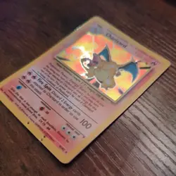 Pokemon TCG Base Set Charizard Holo Rare Damaged Read - Image 2