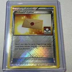 Professor's Letter 123/146 Pokemon League Stamped Reverse Holo BREAKthrough NM - Image 1