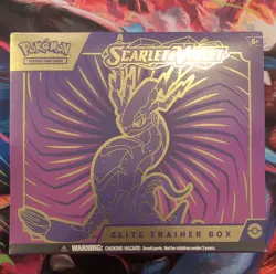 Pokemon TCG Scarlet & Violet Elite Trainer Box Koraidon Miraidon English Sealed - Image 1