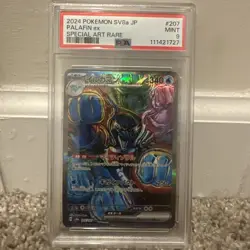2024 Pokemon SV8a JP Palafin EX SAR PSA 9 MINT SPECIAL ART RARE #207 207/187 - Image 1