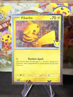 051 /162 Pikachu 2026 Pokemon Day Stamped Promo TCG Near Mint #3 - Image 1