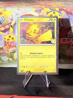 051 /162 Pikachu 2026 Pokemon Day Stamped Promo TCG Near Mint #5 - Image 1