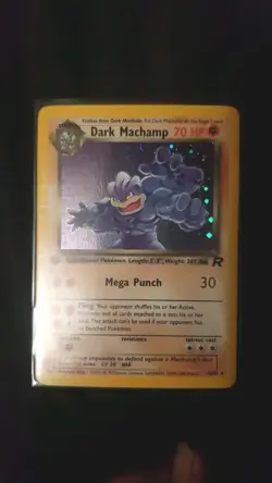 Pokemon TCG Dark Machamp Holo Rare 10/82 1st Edition Team Rocket WOTC LP/NM - Image 2