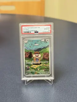 2025 POKEMON WHITE FLARE EN PATRAT ILLUSTRATION RARE 152/086 MINT PSA 10 - Image 2